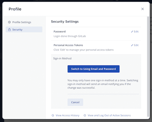 mattermost security switch tab